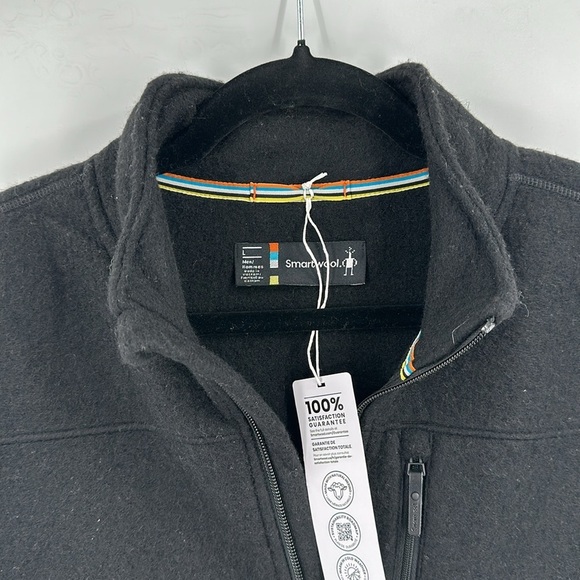 Smartwool Men's Hudson Trail Fleece Vest Black Large NWT‎ - Picture 3 of 6